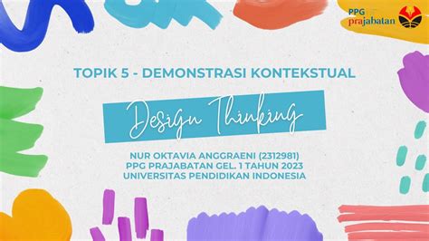 Topik 5 Demonstrasi Kontekstual Design Thinking II Nur Oktavia