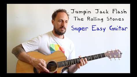 Easy Guitar Lesson Jumpin Jack Flash The Rolling Stones Super