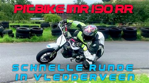 Pitbike IMR 190 RR Supermoto Schnelle Runde In Vledderveen GoPro