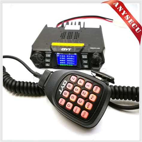 Mobile Radio QYT KT 980Plus Dual Band Quad display 75W Car Trunk FM ...