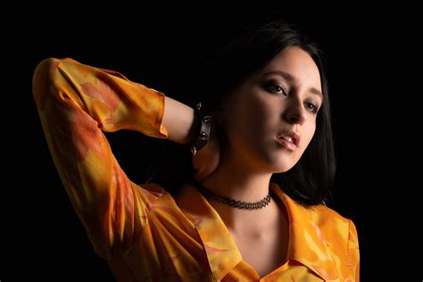 K Pose Hands Glance Brunette Girl HD Wallpaper Rare Gallery