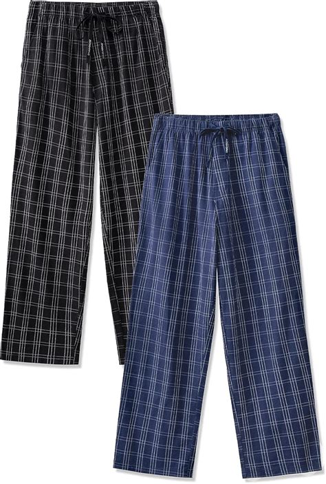 Buy DAVID ARCHY Men S Soft Cotton Pajama Pants Lounge Wear Long PJs