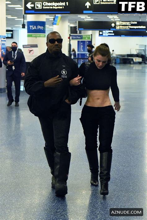 Julia Fox Sexy Seen Flaunting Her Hot Body In A Crop Top At The Miami International Airport AZNude