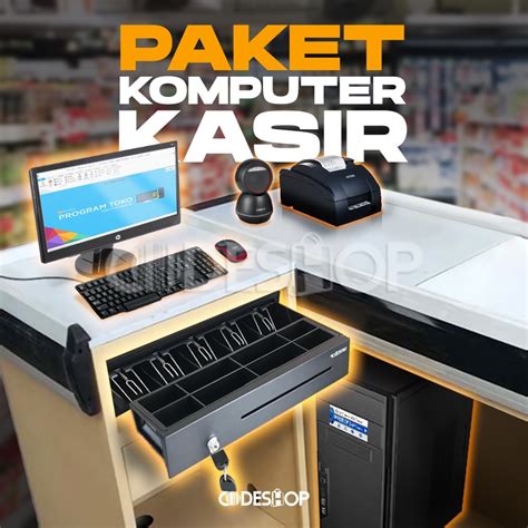 Jual FULL SET PAKET KOMPUTER KASIR KOMPUTER IPOS 5 PRO CD680