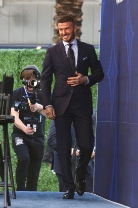 PHOTOS David Beckham Tout Sourire Pour L Inauguration De Sa Statue Au