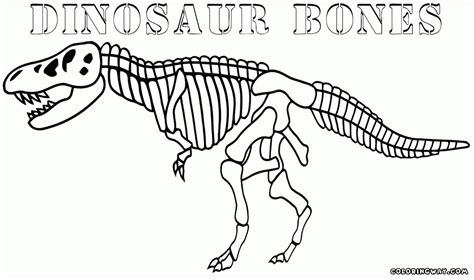 Dinosaur Bones Coloring Pages | Dinosaur Coloring Pages Printable