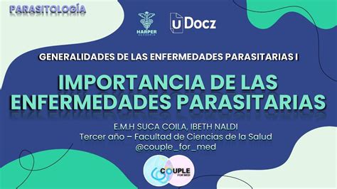 Importancia De Las Enfermedades Parasitarias Couple For Med Udocz