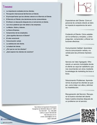 Kpa Curso Servicio Al Cliente Pdf