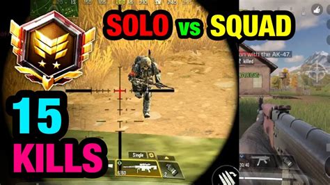 I SURPRISED THE WHOLE SQUAD 15 KILLS SOLO VS SQUAD COD MOBILE YouTube