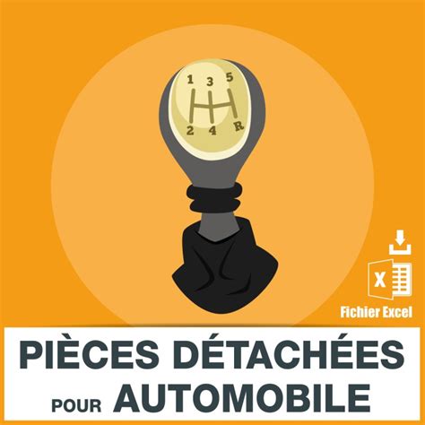 File of 11.502 automotive parts email addresses Base-Emails.com, french
