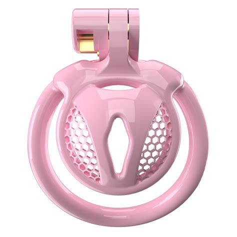 PINK SISSY SILICONE GAY CHASTITY CAGE E 2 Chastity Cage