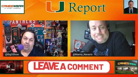 The Canes Wear Miami Hurricanes Report W Manny Navarro 02 22 2022