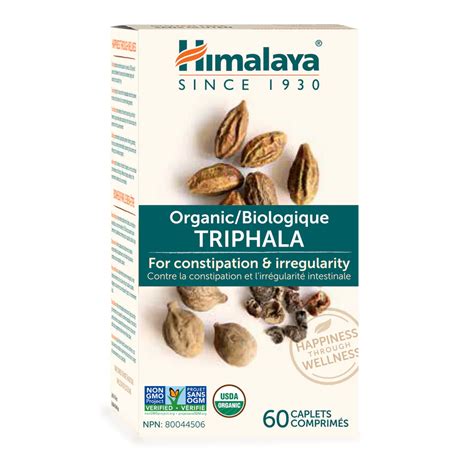 Himalaya Organic Triphala 60 Caplets – Natural Focus