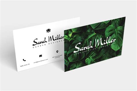 Botanical Business Card Template - Free Download