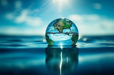 Premium Photo World Water Day Concept Background