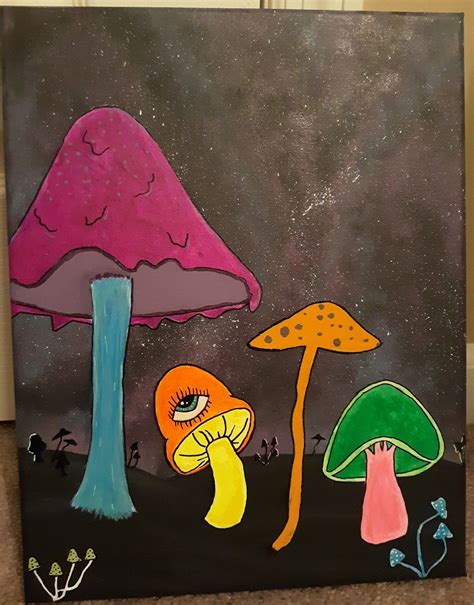 Simple Cool Mushroom Simple Cool Trippy Drawings All Interview