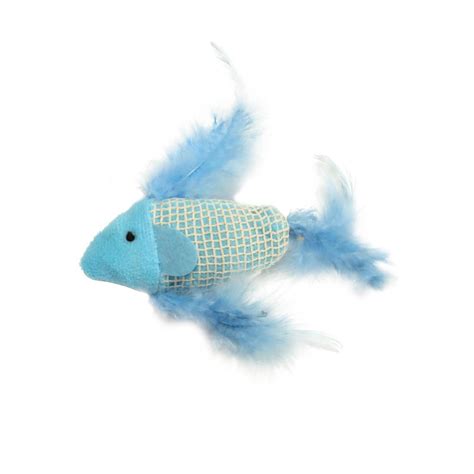 Coastal Pet Products Turbo Random Fun Feather Fish Cat Toys, Small | Petco