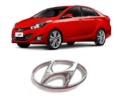 Emblema Hyundai Grade Dianteira Hb20 Hb20x Hb20s Original R 47 15 Em