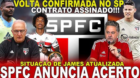 Acordo Fechado Spfc Anuncia Luiz Gustavo Tricolor Volta