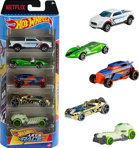 Carrinho Hot Wheels Velocidade Máxima Lets Race Netflix Pack