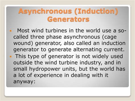 Induction Generator Ppt