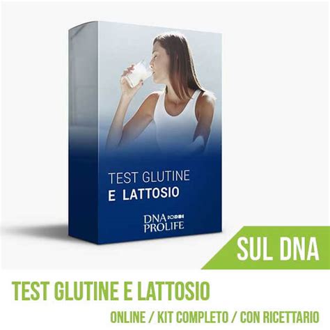 Test Dna Intolleranza Con Esame Per Glutine E Lattosio Dna Prolife