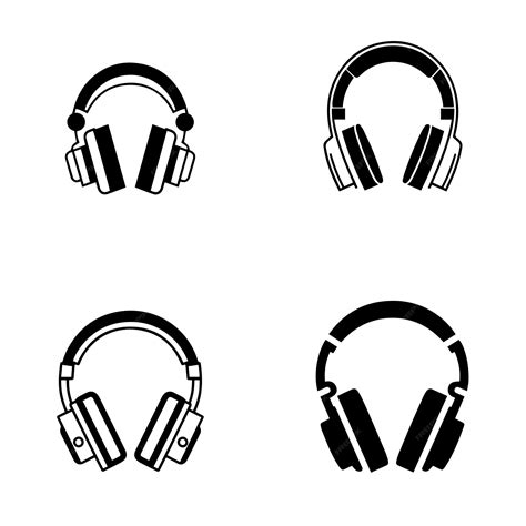 Premium Vector | Headphones vector logo icon illustration