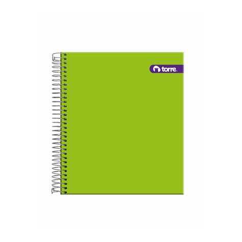 Cuaderno 1 2 Oficio Torre Liso M7 100 Hojas