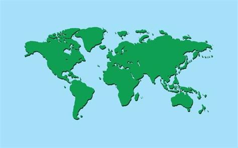 World Map Flat With Countries