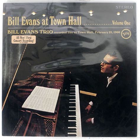 Yahoo Bill Evans Trio At Town Hall Volume One Ve