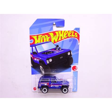 Hot Wheels Nissan Patrol Custom Blue Shopee Malaysia