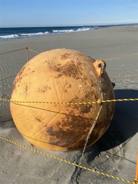 Heboh Bola Raksasa Misterius Terdampar Di Pantai Jepang Balon Mata