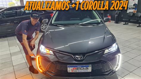 Toyota Corolla Xei L Mpada Ultra Led Lm Moldura Drl Seta