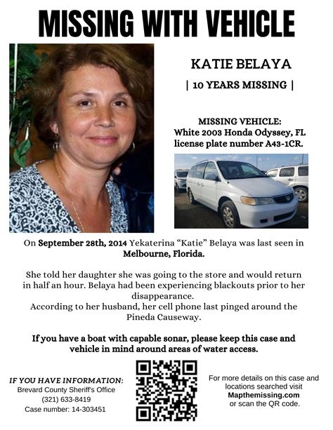 Map the Missing - Map of people missing with vehicles