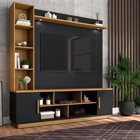 Rack Con Panel Bechara Prestige Para TV Hasta 60 Muebles Para