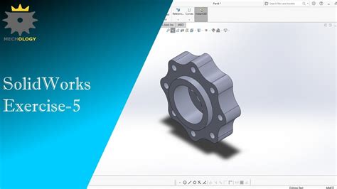 Solidworks Exercise 5 Solidworks Tutorial 5 Youtube