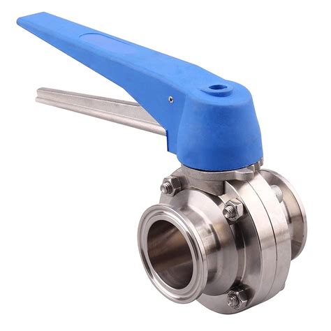 Stainless Steel Tc End Butterfly Valve At Rs Dairy Fitting In