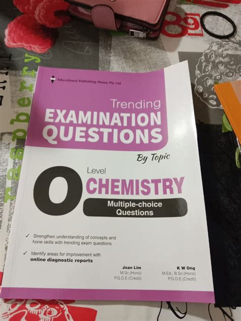 O Level Pure Chemistry Mcq Book Hobbies Toys Stationery Craft