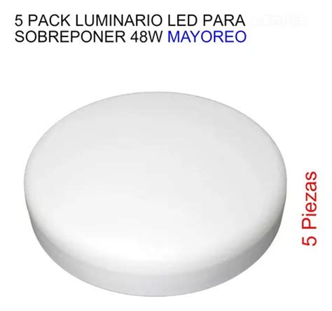 Pack Luminario Led Para Sobreponer W Meses Sin Inter S