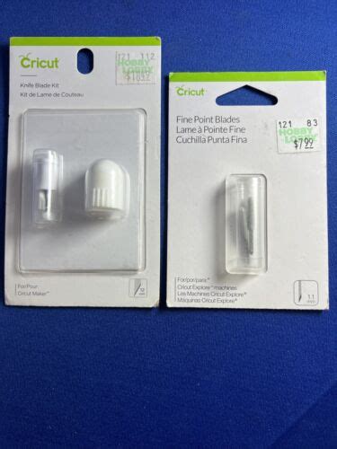 Cricut Knife Blade Kit For Mm Replacement And Fine Point Blades Mm