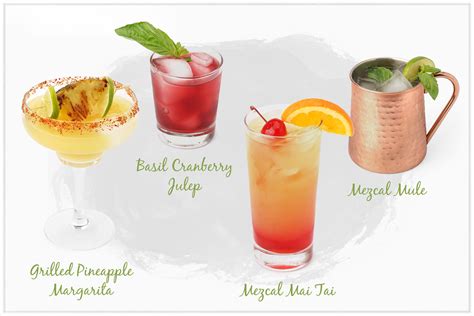 Enjoy delicious Mezcal cocktail recipes at your next tropical party!