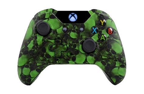 Big Green Skull Hydro Dipped Xbox One Dual Paddle Wireless Controller