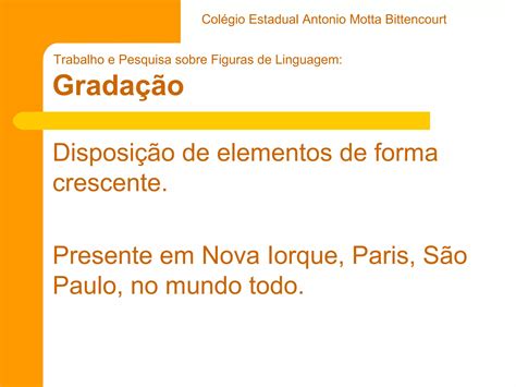 Figuras De Linguagem Gradação - 5