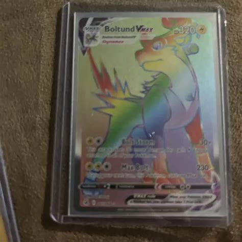 Verified Boltund Vmax Secret Rare Fusion Strike By Pokemon Cards