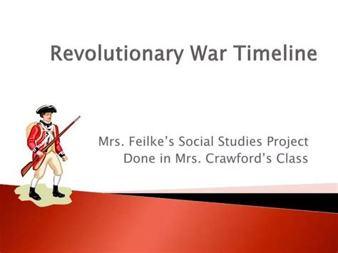 PPT - Revolutionary War Timeline PowerPoint Presentation, free download ...