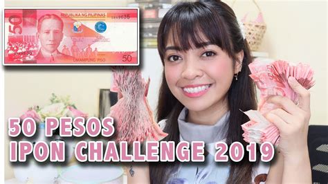 50 Pesos Ipon Challenge 2019 Nag 3x From Last Year Gen Zel Delas Alas Youtube