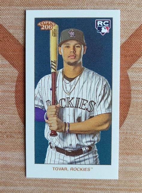 2023 Topps T206 Low Series Ezequiel Tovar RC Rookie Colorado Rockies EBay