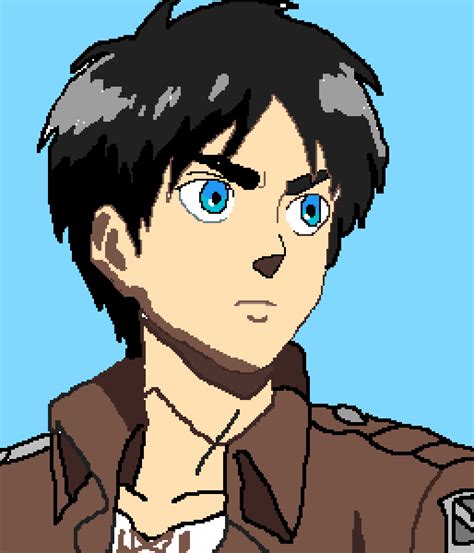 Pixilart Eren Yeager Base By Shadow Logan