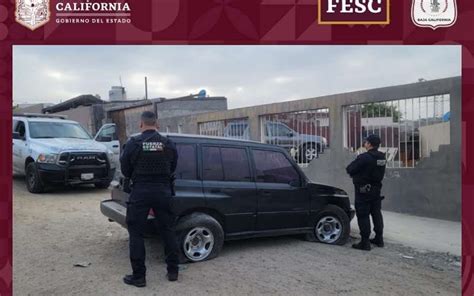 Recupera Fesc 10 Vehículos Con Reporte De Robo Diario Tijuana