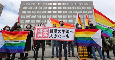 Court Rules That Japan S Ban On Same Sex Marriage Is Unconstitutional